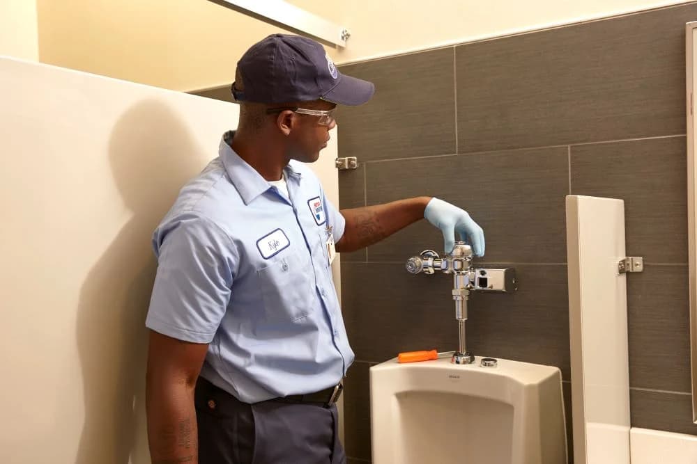 Roto-Rooter commercial flushometer repair and installation